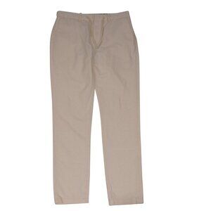 Scotch & Soda Mens Warren Linen Blend Twill Jogger Size US 33 Beige Pants